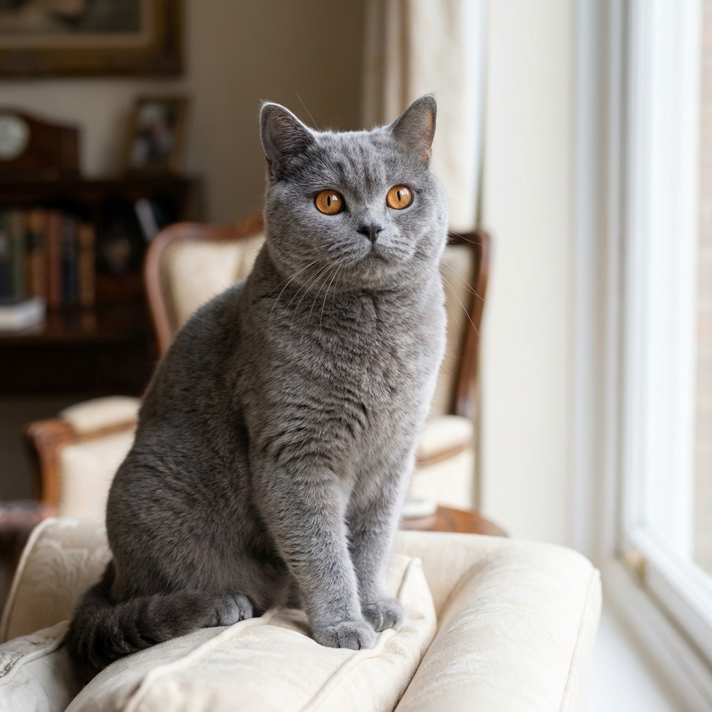 Luna — kotka hodowlana British Shorthair