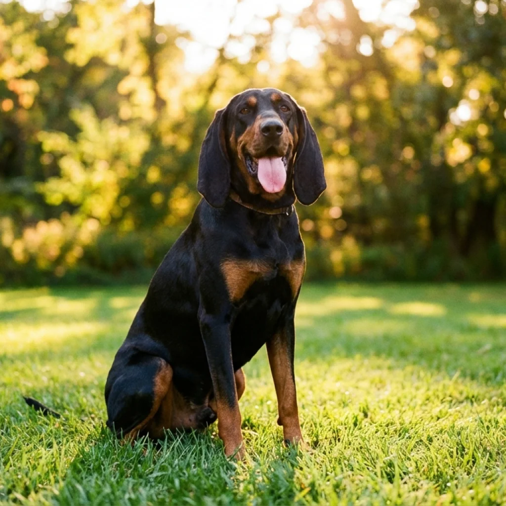 Black and tan coonhound