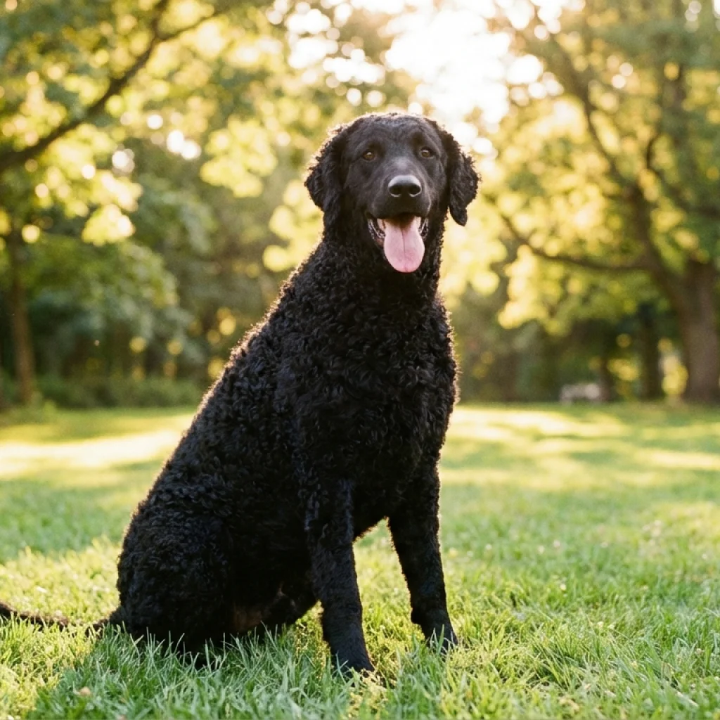 Curly coated retriever