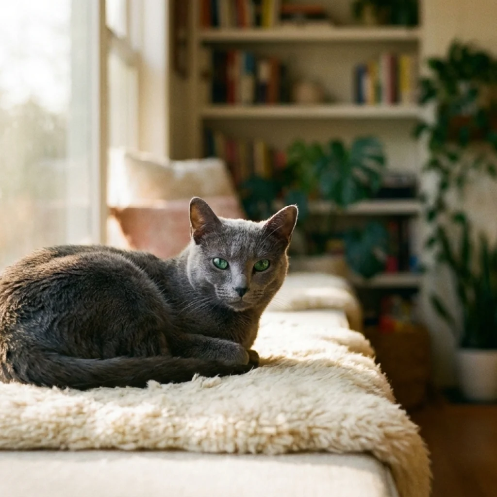 Kot rosyjski niebieski