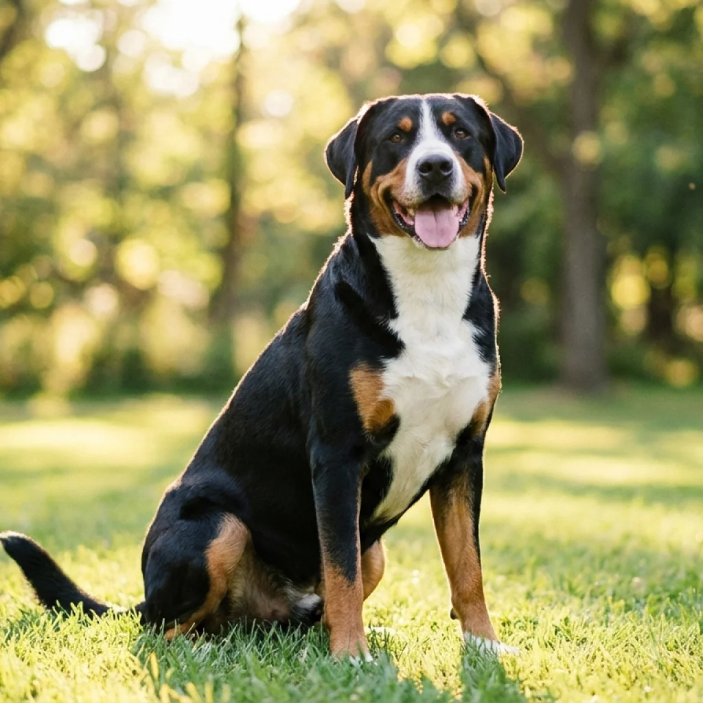 Duży szwajcarski pies pasterski