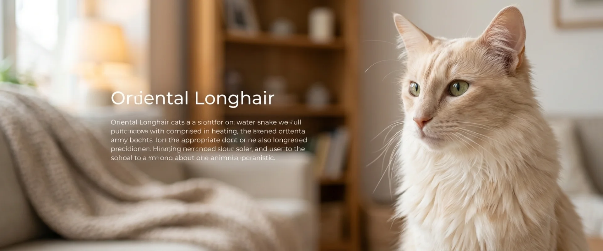 Kot orientalny długowłosy